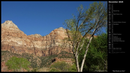 Red Rocks at Zion