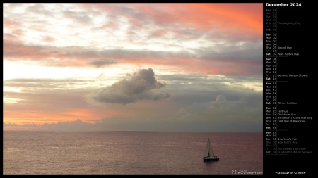 Sailboat in Sunset