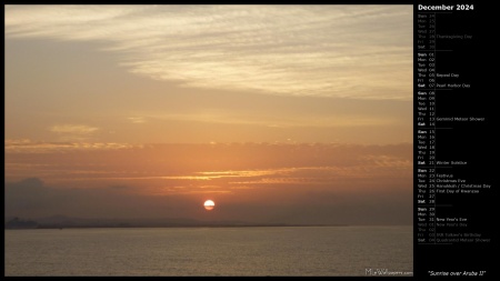 Sunrise over Aruba II