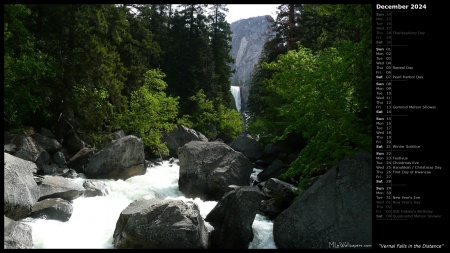 Vernal Falls in the Distance