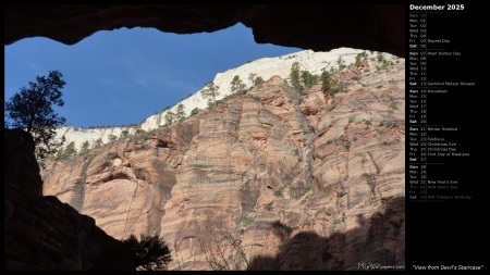 View from Devil's Staircase