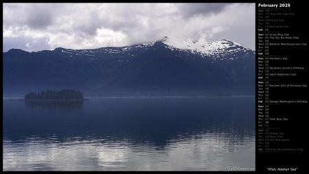 Misty Alaskan Sea