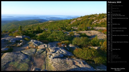 Morning atop Cadillac Mountain