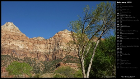 Red Rocks at Zion