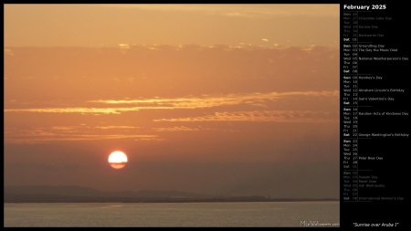 Sunrise over Aruba I