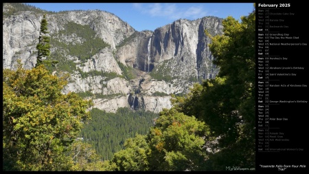 Yosemite Falls from Four Mile Trail