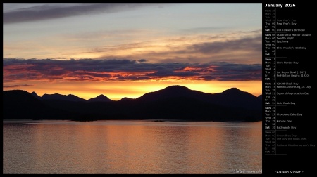 Alaskan Sunset I