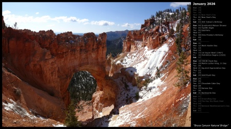 Bryce Canyon Natural Bridge