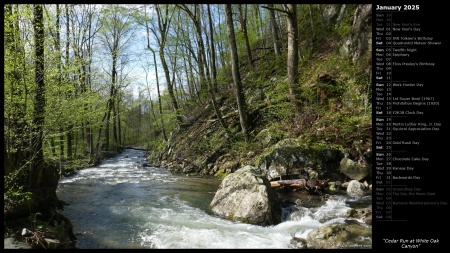 Cedar Run at White Oak Canyon