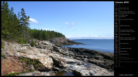 Coast of Bar Island