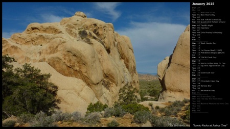 Jumbo Rocks at Joshua Tree