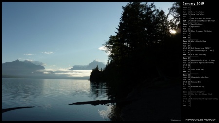 Morning at Lake McDonald