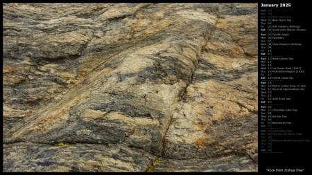 Rock from Joshua Tree