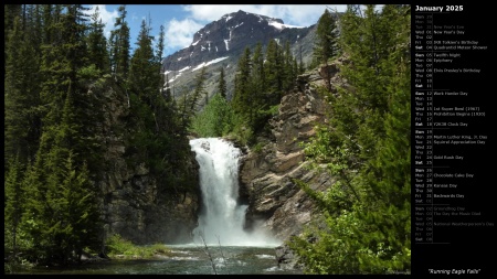 Running Eagle Falls