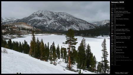 Snowy Ellery Lake