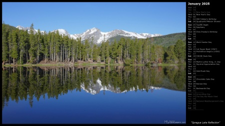 Sprague Lake Reflection