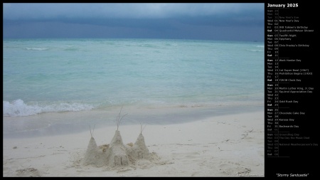 Stormy Sandcastle