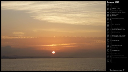 Sunrise over Aruba II