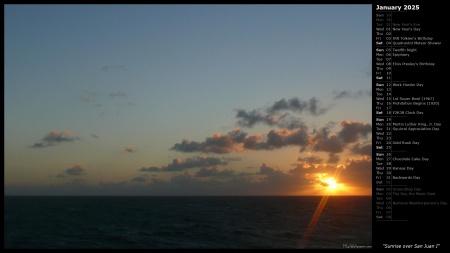 Sunrise over San Juan I