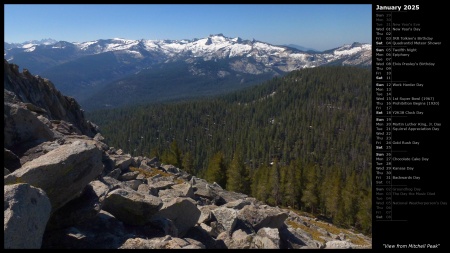 View from Mitchell Peak