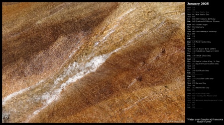 Water over Granite at Franconia Notch Flume