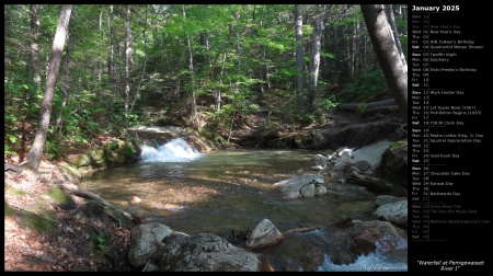 Waterfall at Pemigewasset River I