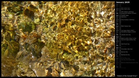 Waters of the Kaweah River