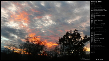 Winter Sunset