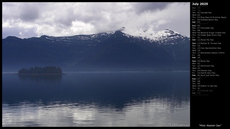 Misty Alaskan Sea