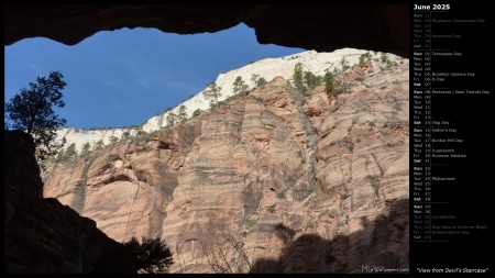 View from Devil's Staircase