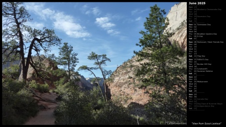 View from Scout Lookout