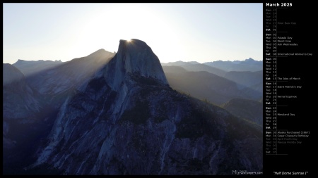 Half Dome Sunrise I