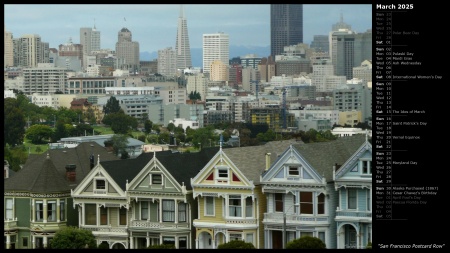 San Francisco Postcard Row