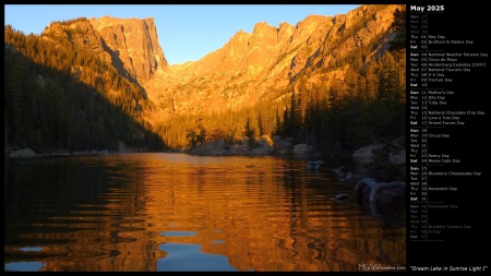 Dream Lake in Sunrise Light I