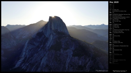 Half Dome Sunrise I