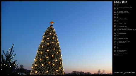 Big and Little Christmas Trees I