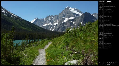 Josephine Lake Trail with Mount Guild