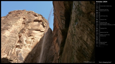 Zion's Weeping Rock