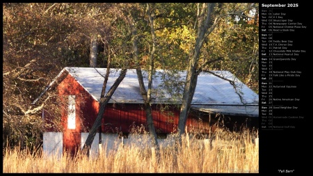 Fall Barn