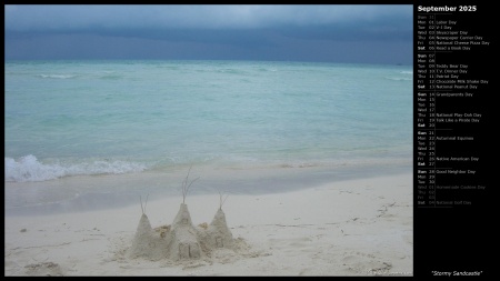 Stormy Sandcastle