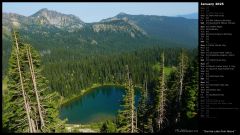 Sunrise Lake from Above