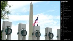 Washington Monument and WWII Memorial