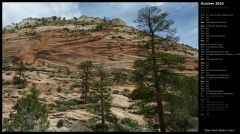 Worn Rock Walls in Zion