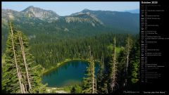 Sunrise Lake from Above