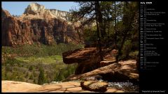 Waterfall at Emerald Pools