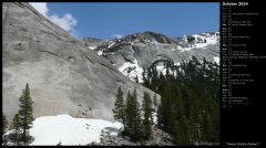 Snowy Granite Domes I