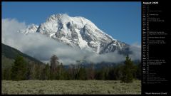 Mount Moran and Clouds