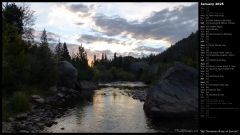 Big Thompson River at Sunrise