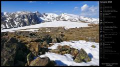 Snow Melting on the Rocky Mountains