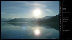 Sunrise over College Fjord